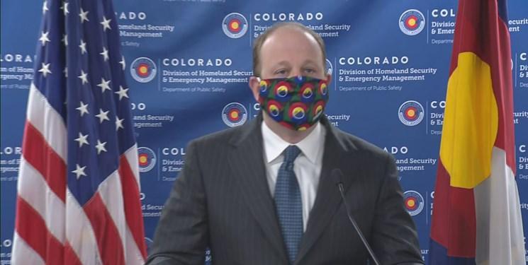 فرماندار کلورادو: مردم از ماسک های خانگی یا روسری استفاده نمایند