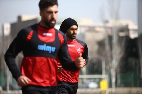 رامین رضاییان در تمرین پرسپولیس شرکت کرد رامین رضاییان در تمرین پرسپولیس شرکت کرد