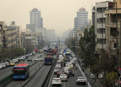 هشدار قرمز برای مرکز ، آخرین شرایط آلودگی هوا در تهران