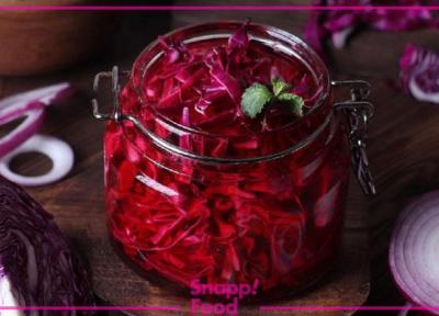 طرز تهیه ترشی کلم قرمز و ترشی کلم سفید؛ یک ترشی تزئینی